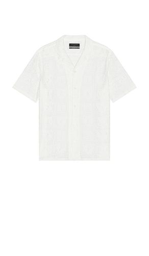 Netley Short Sleeve Shirt in White. - size L (also in M, S, XL/1X) - ALLSAINTS - Modalova
