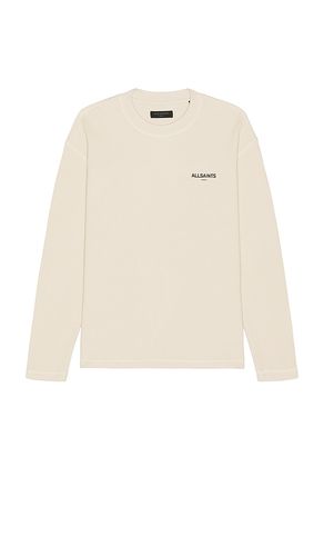 Crypt Long Sleeve Tee in Beige. - size L (also in M, S, XL/1X) - ALLSAINTS - Modalova