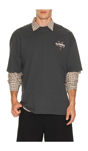 Pentacle crew neck tee in color black size S (also in M, L, XL/1X) - ALLSAINTS - Modalova