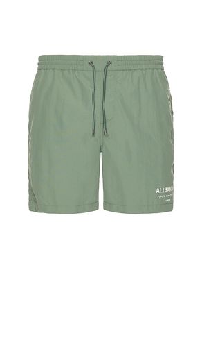 Underground Swim Shorts in Green. - size S (also in XL/1X) - ALLSAINTS - Modalova