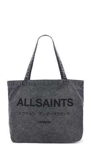 Undrground Acid Tote in Charcoal - ALLSAINTS - Modalova