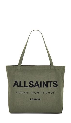 Underground Tote in Olive - ALLSAINTS - Modalova