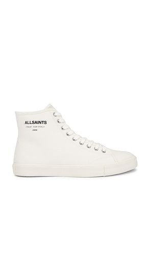 Underground Canvas High Top in White. - size 7 (also in 8) - ALLSAINTS - Modalova