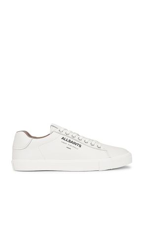 Underground Leather Low Top Sneaker in White. - size 10 (also in 11, 12, 8, 9) - ALLSAINTS - Modalova