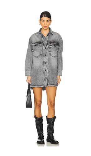 Lily Denim Dress in Black. - size L (also in M, S, XS) - ALLSAINTS - Modalova