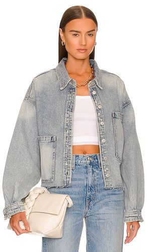 Chaqueta nicky en color denim claro talla 4 en Índigo - Denim-Light. Talla 4 (también en 6, 8) - ALLSAINTS - Modalova