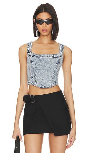 Charli corset top en color azul talla 0 en - Blue. Talla 0 (también en 10, 8) - ALLSAINTS - Modalova