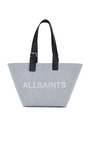 Anik felt tote en color gris talla all en - Grey. Talla all - ALLSAINTS - Modalova