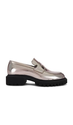Lola Loafer in Metallic Silver. - size 36 (also in 37, 38, 39) - ALLSAINTS - Modalova