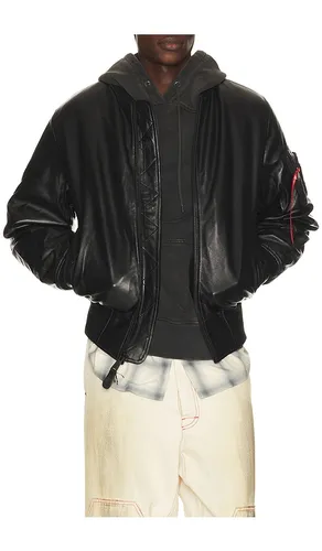 MA-1 Heritage Fit Leather Flight Jacket in . - size L (also in M, S, XL/1X) - ALPHA INDUSTRIES - Modalova