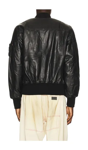 MA-1 Heritage Fit Leather Flight Jacket in . Taglia M. Also in S, L, XL/1X, XXL/2X - ALPHA INDUSTRIES - Modalova