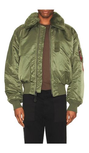 B-15 Heritage Fit Flight Jacket in Green. - size L (also in XL/1X, XXL/2X) - ALPHA INDUSTRIES - Modalova