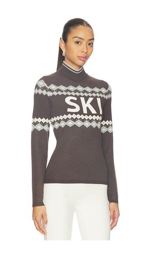 Goldie Mock Neck Sweater in Brown. - size S (also in M, L) - Alp N Rock - Modalova
