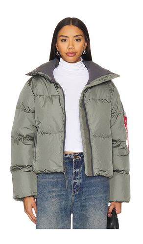 Sierra Short Puffer in Grey. - size L (also in M, S, XL, XS) - ALPHA INDUSTRIES - Modalova