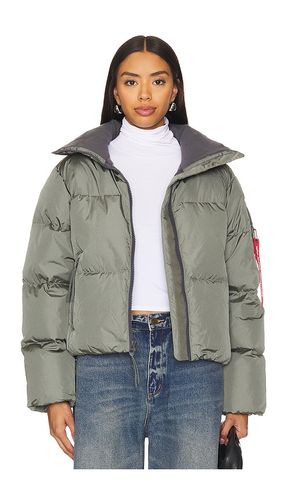 Sierra Short Puffer in Grey. - size XL (also in XS) - ALPHA INDUSTRIES - Modalova