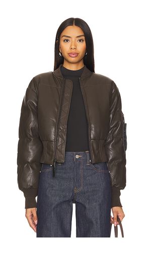 Sierra Faux Leather Short Puffer in . - size L (also in M, S, XL, XS) - ALPHA INDUSTRIES - Modalova