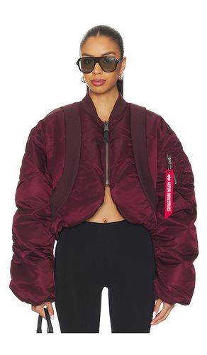 MA-1 Oversized Fit Flight Jacket with Knit Rib in . Size L. Also in M, S, XL, XS - ALPHA INDUSTRIES - Modalova