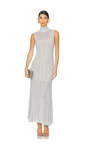 Arden Dress in Metallic Silver. - size L (also in M, S) - A.L.C. - Modalova