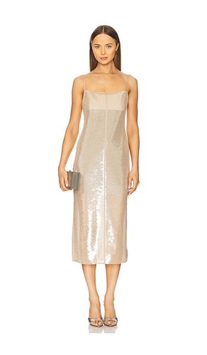 Danielle Dress in Metallic Neutral. - size L (also in M, S) - A.L.C. - Modalova
