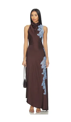 Josephine Dress in Brown,Blue. - size 4 (also in 6) - A.L.C. - Modalova