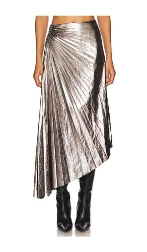 Tracy Skirt in Metallic Silver. - size 0 (also in 6, 8) - A.L.C. - Modalova