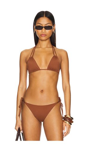 Jane Bikini Top in Chocolate. - size L (also in M, S, XS) - Anemos - Modalova