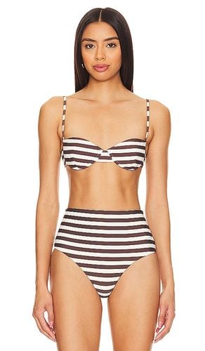 The Balconette Underwire Bikini Top in Chocolate. - size XL/1X (also in M, XS) - Anemos - Modalova