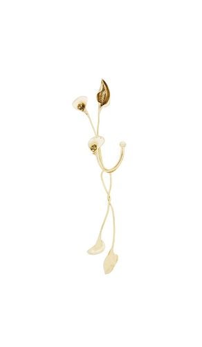 Lily Stud And Drop Ear Cuff in Metallic - Alemais - Modalova