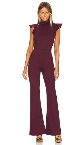 X REVOLVE Davina Jumpsuit in Burgundy. - size L (also in M, S, XL) - Amanda Uprichard - Modalova