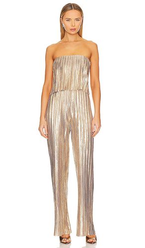 Collina Pleated Jumpsuit in Metallic . - size S (also in XL) - Amanda Uprichard - Modalova