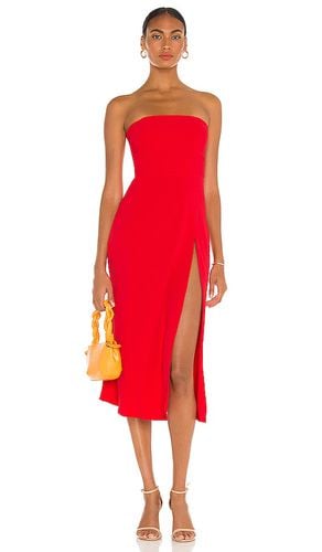 Mandy Midi Dress in Red. - size S (also in M) - Amanda Uprichard - Modalova