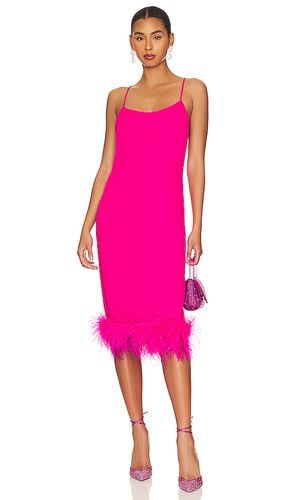 Marianna Midi Dress in Fuchsia. - size L (also in XS) - Amanda Uprichard - Modalova