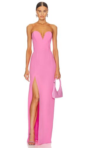 X REVOLVE Cherri Gown in Pink. - size S (also in M, L, XL) - Amanda Uprichard - Modalova