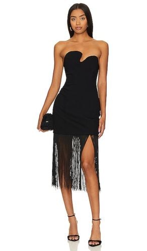 Puzzle Strapless With Fringe Dress in . - size L (also in M) - Amanda Uprichard - Modalova