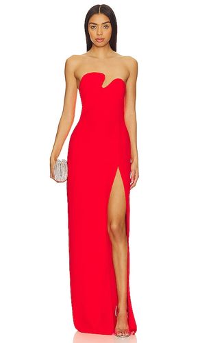 X REVOLVE Strapless Puzzle Gown in Red. - size L (also in M, XL) - Amanda Uprichard - Modalova