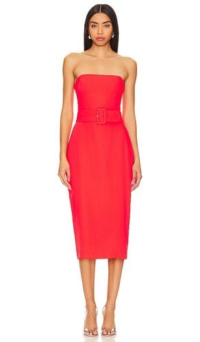 X REVOLVE Fae Midi Dress in Red. - size L (also in M, S, XS) - Amanda Uprichard - Modalova