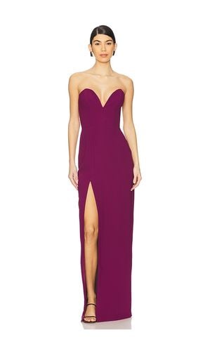 X REVOLVE Cherri Gown in Burgundy. - size L (also in M, S, XL, XS) - Amanda Uprichard - Modalova