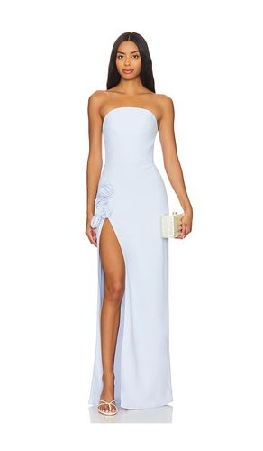 X REVOLVE Wolfe Gown in Baby Blue. - size L (also in M, S, XL) - Amanda Uprichard - Modalova