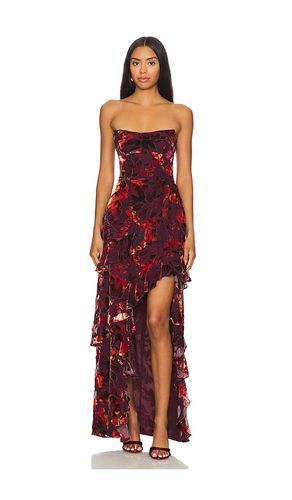 Magnolia Maxi Dress in Burgundy. - size L (also in M, S, XL, XS) - Amanda Uprichard - Modalova