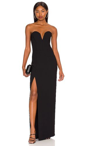 Vestido largo cherri en color talla L en - Black. Talla L (también en M, S, XL, XS) - Amanda Uprichard - Modalova