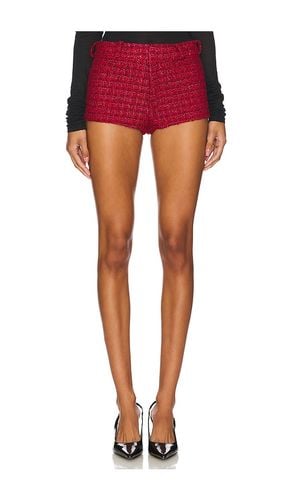 Caresse shorts en color rojo talla L en - Red. Talla L (también en S, XL) - Amanda Uprichard - Modalova