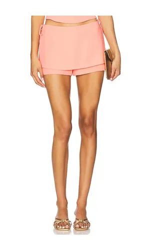 Deserae Skort in Coral. - size L (also in M, S, XL, XS) - Amanda Uprichard - Modalova
