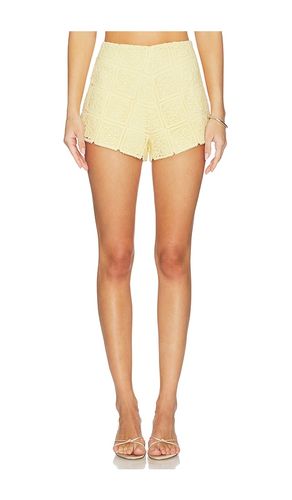 X REVOLVE Cara Shorts in Lemon. - size S (also in M, L, XL) - Amanda Uprichard - Modalova