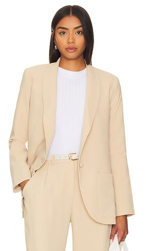 Blazer cuello echarpe en color beige talla S en - Beige. Talla S (también en XS) - Amanda Uprichard - Modalova