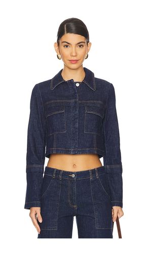 Lucas Jacket in Denim-Dark. - size M (also in L, XL) - Amanda Uprichard - Modalova