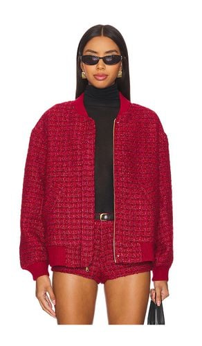 Vero Bomber Jacket in Red. - size L (also in M, S) - Amanda Uprichard - Modalova