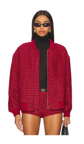 Vero Bomber Jacket in Red. - size L (also in M, XL) - Amanda Uprichard - Modalova