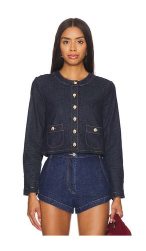 X REVOLVE Braswell Jacket in Blue. - size L (also in M, S, XL, XS) - Amanda Uprichard - Modalova