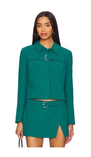 Helsa Jacket in Teal. - size L (also in M, S, XS) - Amanda Uprichard - Modalova