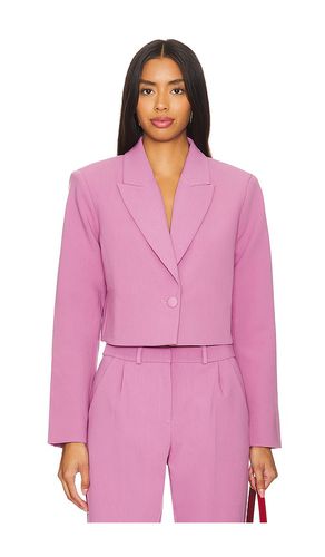 Reggie Crop Blazer in Pink. - size L (also in M, S, XL, XS) - Amanda Uprichard - Modalova